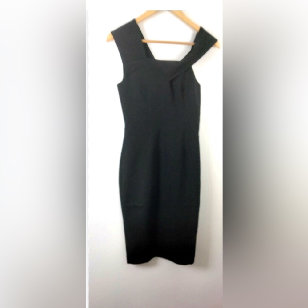 French Connection Classic Black Midi Dress